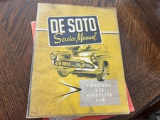 DeSoto Shop Manual 1956 original Firedome Fireflite Repair Service OEM De Soto