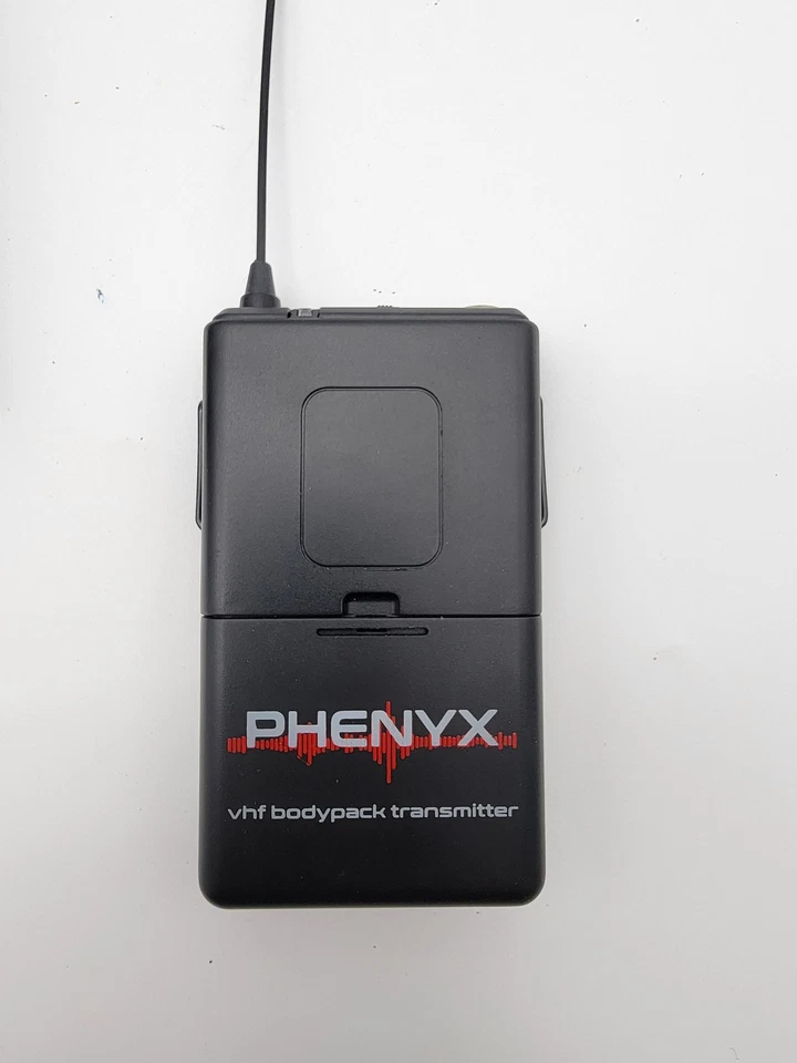 Phenyx Pro PTV-1 VHF Wireless Microphone Handheld Bodypack Lavalier Headset Yoga - Image 3 of 4
