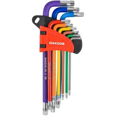 Torx Schlüssel Set T10 T50 Torx Winkelschlüssel Chrom-Vanadium