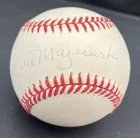 Bill Mazeroski Autographed Baseball - No COA - ONL Ball - Faded Auto