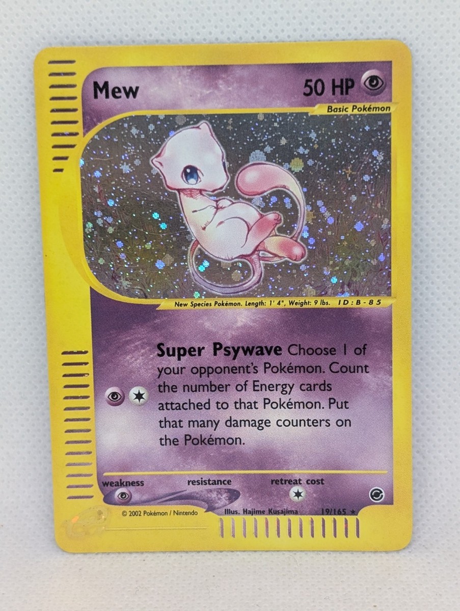 Mew 019/165 Expedition Base Set Holo Ultra Rare Pokemon TCG
