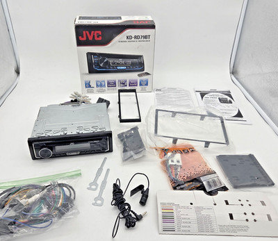 JVC KD-RD79BT CD Player Car Receiver W/ Extras - Very Good Condition Tested Work