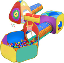 Gift for Toddler Boys  Girls, Ball Pit, Play Tent and Tunnels for Kids, Best Bi