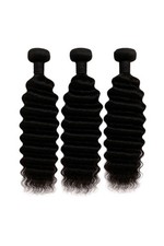 Curly Human Hair Bundles 18 20 22 Natural Black 3 Bundles