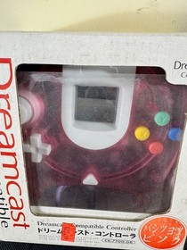 Sega Dreamcast  Compitable Pink Controller  NEVER OPENED OR OUT OF THE BOX MINT