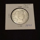 1899 50c Barber Silver Half Dollar ~ Attractive Original Circ Patina ~ Good