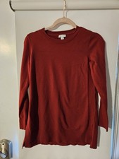 J.Jill Women's Red Lightweight Pullover Sweater Size XS Petite