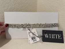 Rhinestone Wedding Dress Belt/Sash NWT by Vera Wang