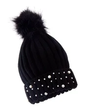 Surell Accessories Knit Ribbed Beanie Women's Black