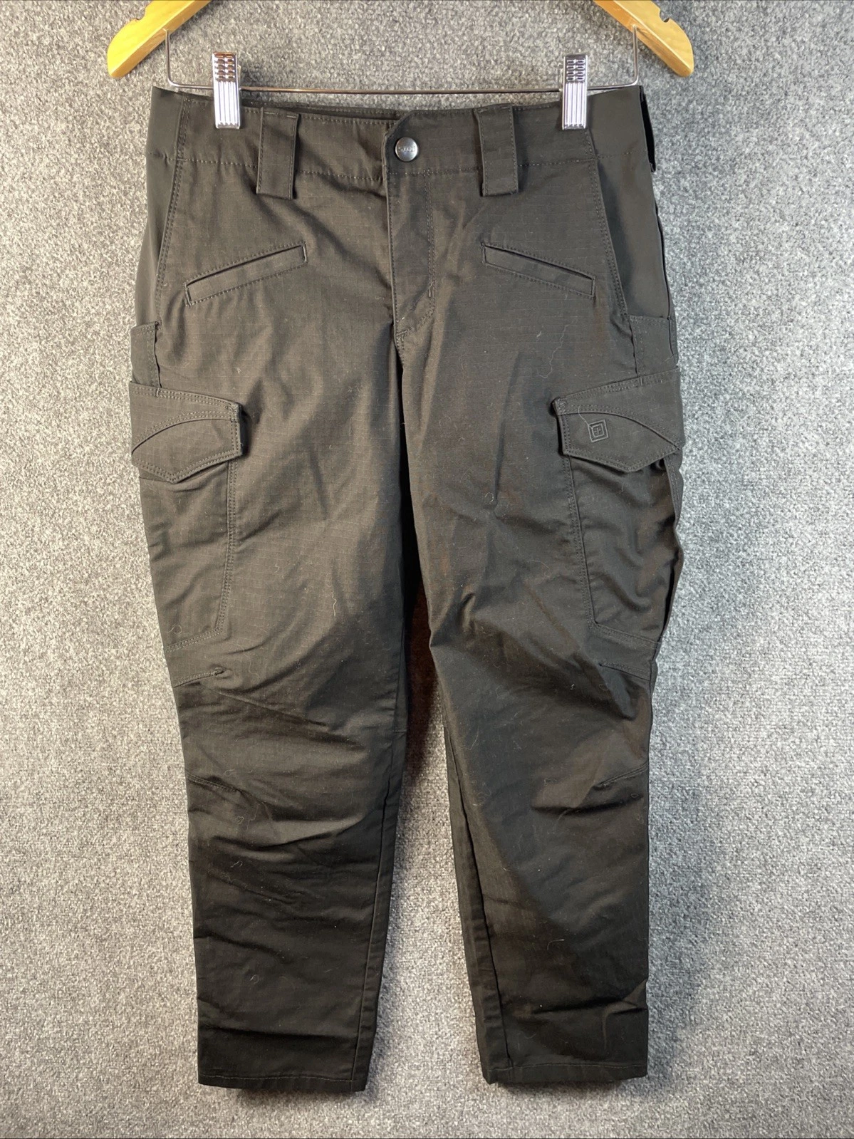 5.11 Tactical Pants Sz 2 Regular Black Cargo Utility Zip Fly