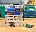Lot of 8 Sega Genesis Sports Games – NHL ’93-97’- NHL 98’ Cart  Only- NHL Hockey