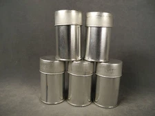 NOS! 5 Vintage Eastman Kodak 70mm Roll Film Metal Canisters Hasselblad Can