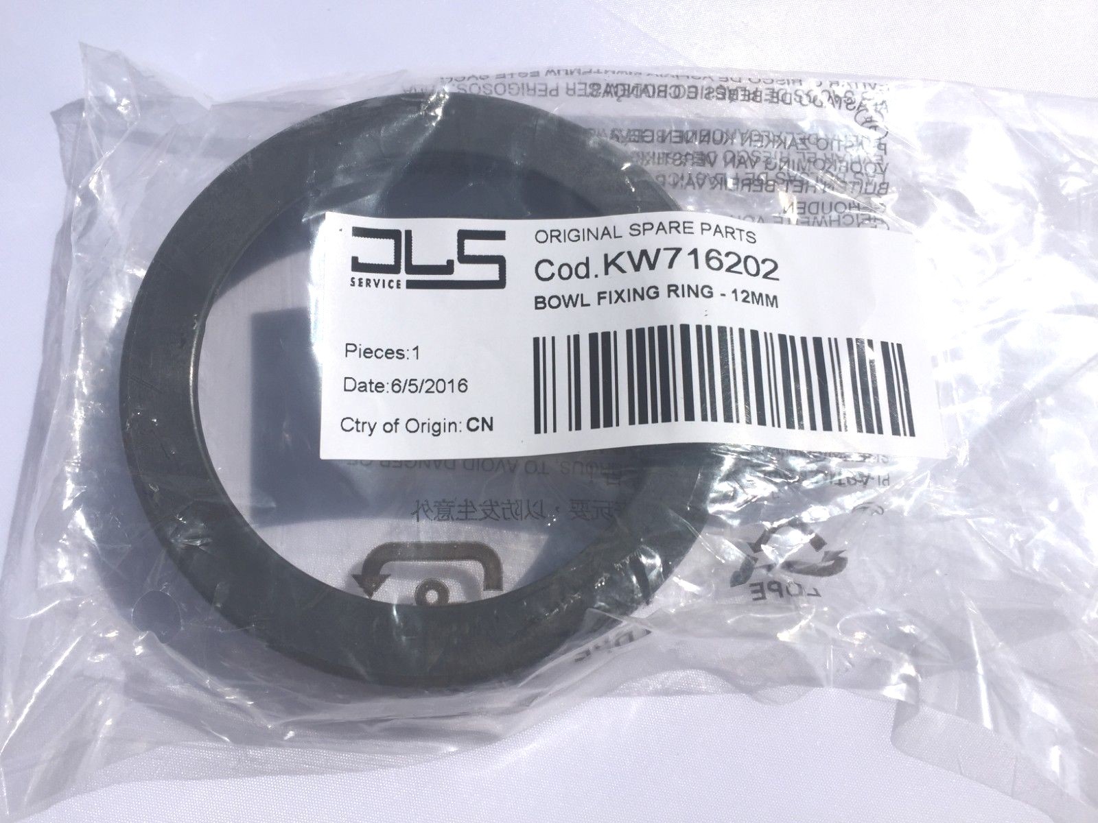 GENUINE KENWOOD KMIX GLASS MIXING BOWL THREADED FIXING RING 12MM AX550