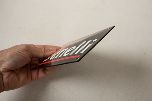 Moto Benelli Motorcycles Porzellan Emailschild (G3L) rot schwarz gold weiß - Bild 4 von 9