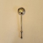Vintage Patina Tea Herb Bag Infuser Strainer Sliding Steeper Spoon 