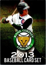 2013 Grandstand Kane County Cougars Minor League - Pick Choose Your Cards 