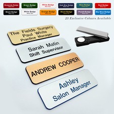 MAGNET Custom Engraved Name Badge Care Home Assistant Domestic Kitchen Worker