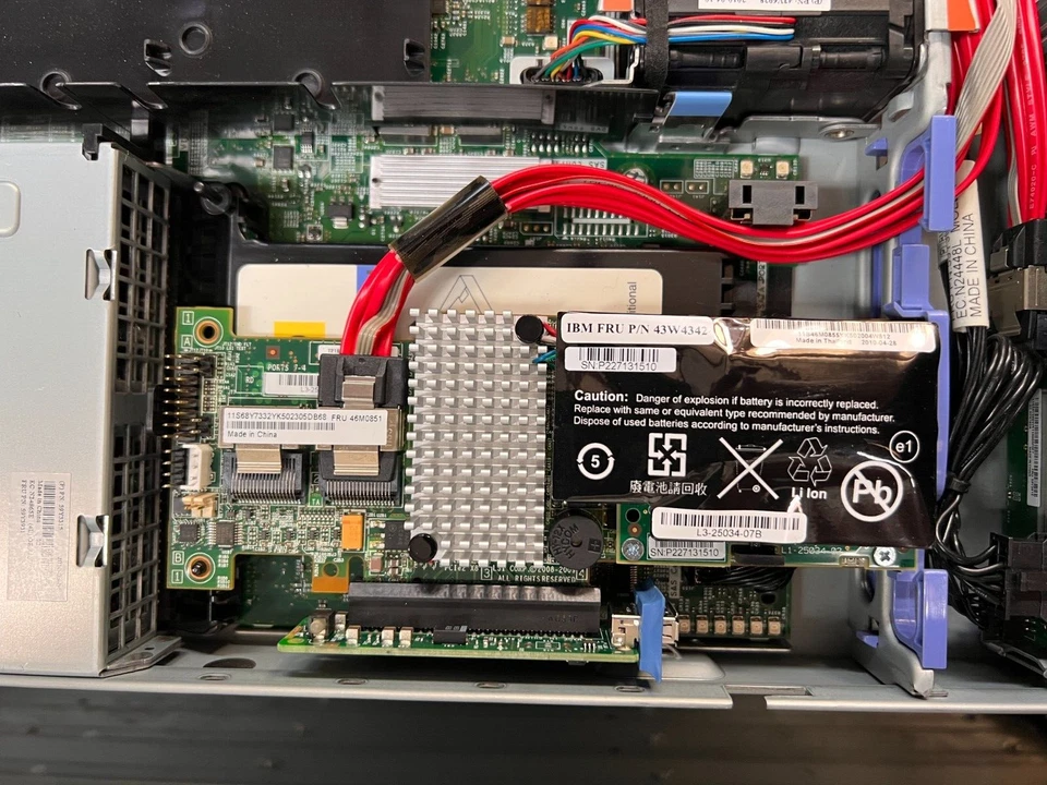 IBM System x3550 M3 2x Intel Xeon X5677 @3.47GHz 12GB with M5015 ServerRAID Card - Image 3 of 4