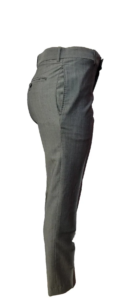 Pantalones de vestir de lana Alexander McQueen gris para mujer 4/cintura 30"#C4 Foto 3 de 4