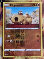 Pokémon TCG Hippopotas Evolving Skies 084/203 Reverse Holo Common