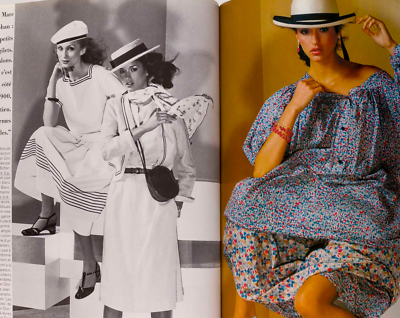 Janice Dickinson GUY BOURDIN Marie Helvin PARIS VOGUE February