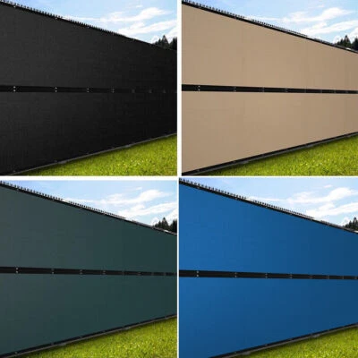 CLISELDA 4' 5' 6' 8' Privacy Fence Screen Garden Yard Windscreen Mesh Outdoor Shade Cover