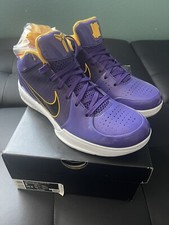 Nike Zoom Kobe 4 Protro x Undefeated Los Angeles Lakers (CQ3869-500) Size  9-10