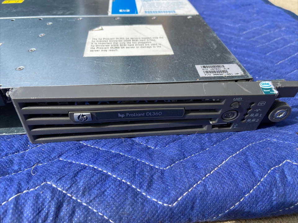 HP ProLiant 6i DL360 G4 Xeon 3.6GHz 2GB RAM DVD-ROM 1.44" Drive NO HD - Image 3 of 4