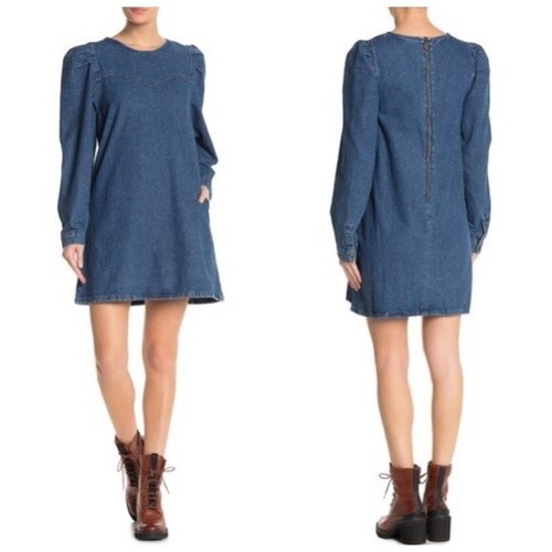 NWT Self Control Denim Mini Dress 