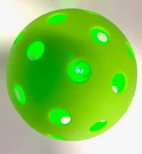 LED Pickleballs Box of 4, each with it's own battery , and light.
