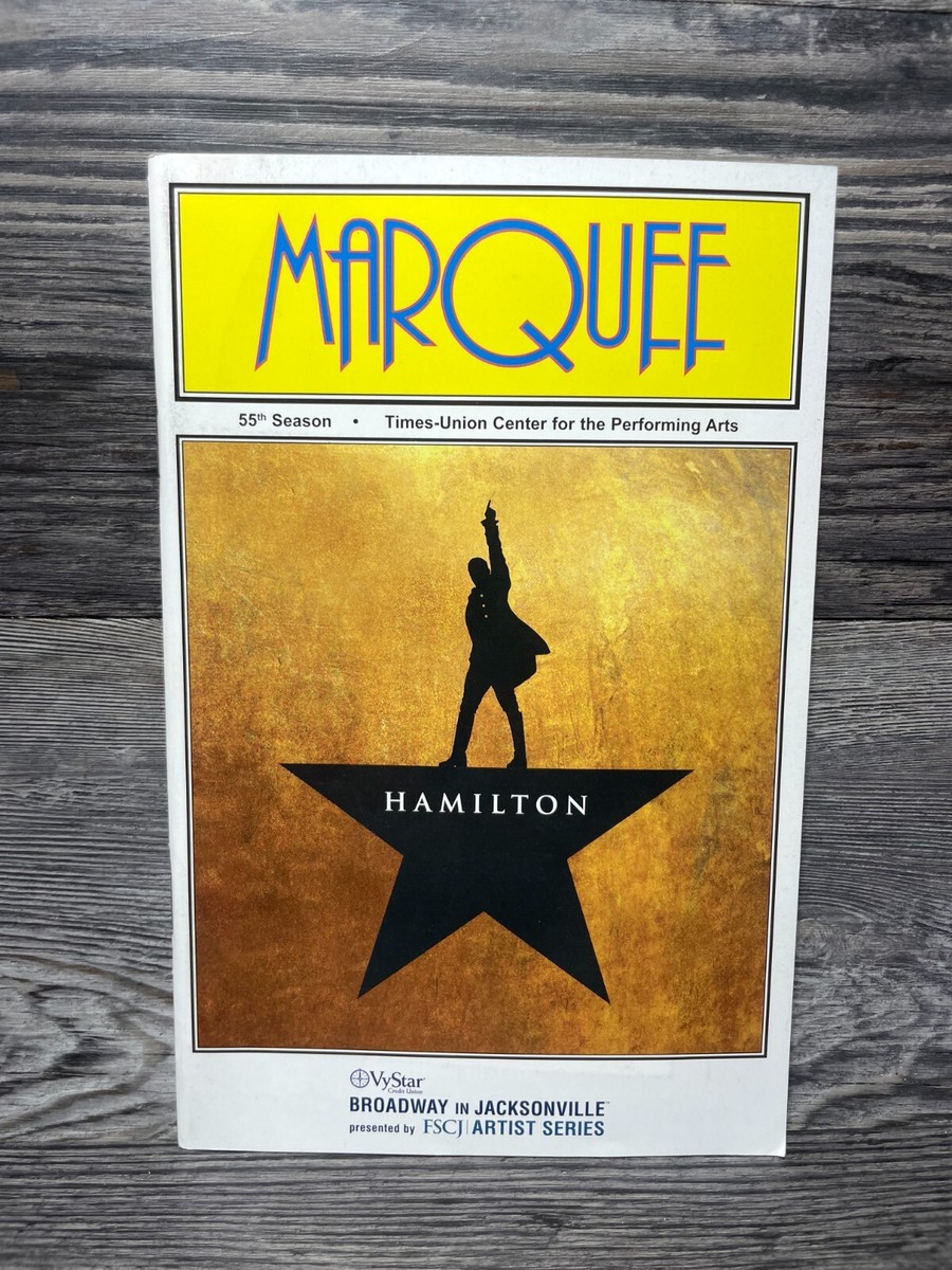 Hamilton Signed Playbill Hamilton Playbill Original Cast HAMILTON