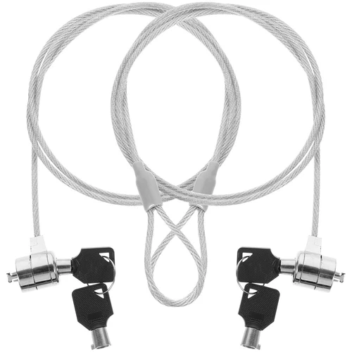  2 Sets Laptop Lock Office Cable Locks with Keys Computer Electronic