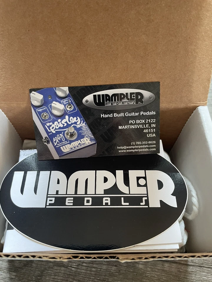 Pedal de efectos para guitarra Wampler Paisley Drive 'Brad Paisley' Signature Overdrive Foto 3 de 4