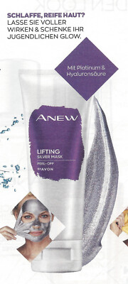 Avon Anew Anti-Aging Luxus Abziehmaske mit Silberpartikeln, 75ml