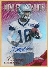 2012 Certified Mirror Red Signatures #307 Tim Benford 079/350 Dallas Cowboys