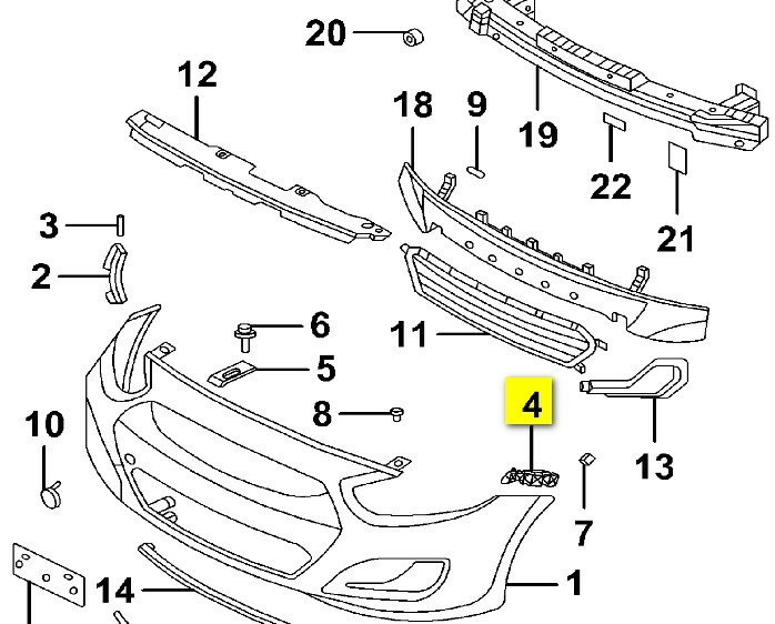 Brock Replacement Pair Set Front Bumper Side Support Brackets Retainer Covers Compatilbe With 12 17 Accent 865131r000 865141r000