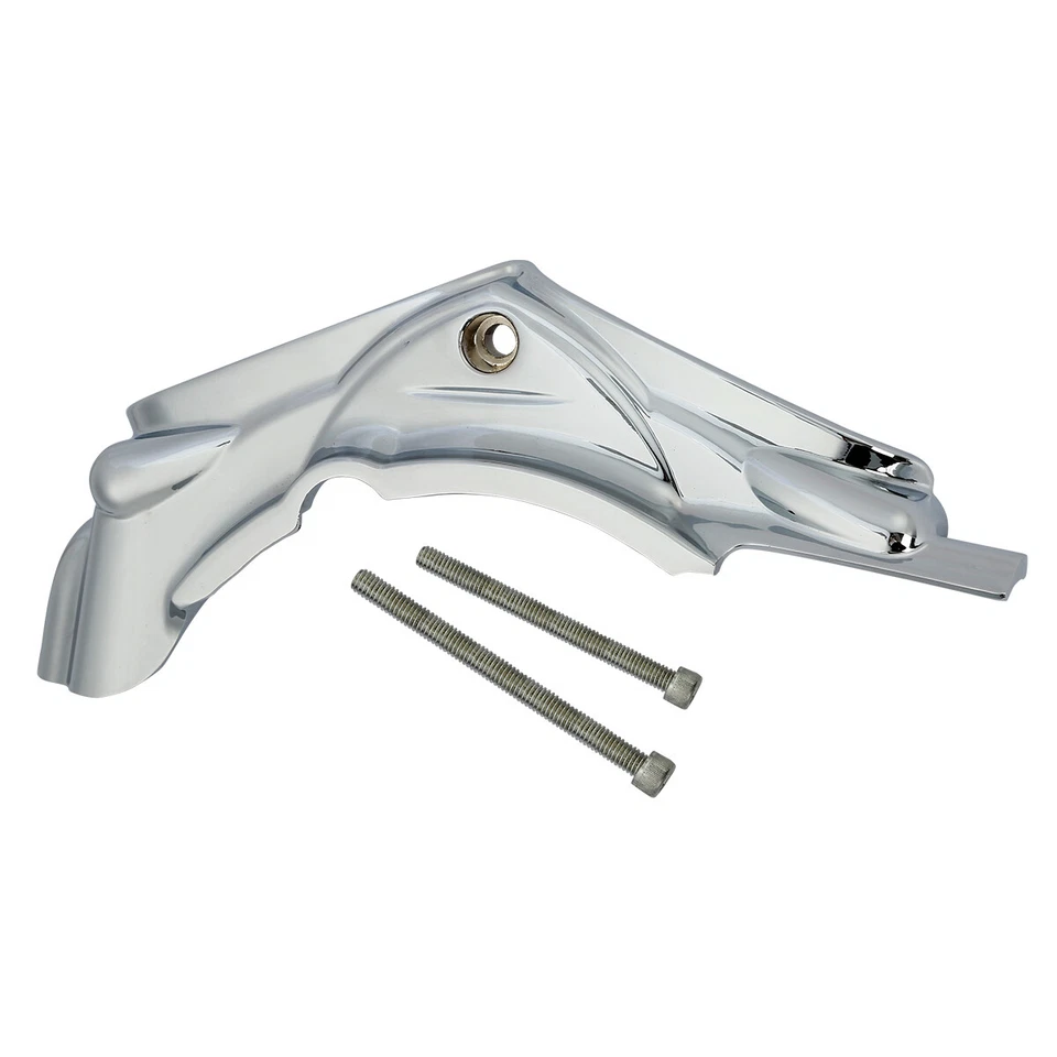 Base de cilindro cromado tampa lateral e tampa de partida para Harley Electra Glide 2007-16 - Imagem 3 de 4