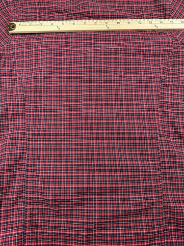 Tommy Hilfiger Womens Button Down Plaid Shirt Sz 8 Long Sleeve Red Western Ranch - Picture 10 of 14