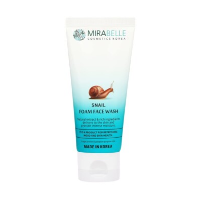 Korea Snail Foam Face Wash For Acne & Pigmentation | Promote Collagen , 80 ml.