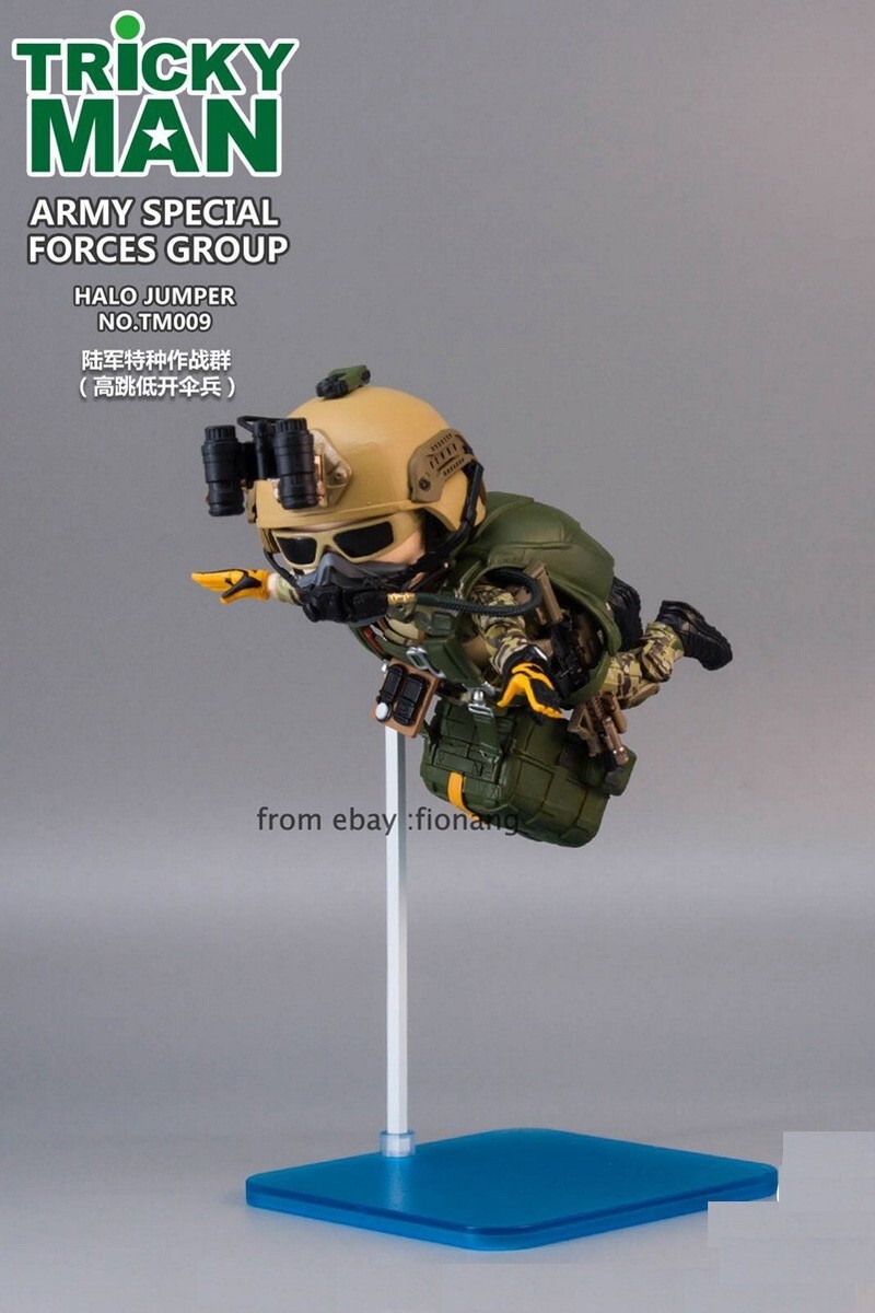 FigureBase 6 inches TRICKYMAN Series HALO Paratroops TM009