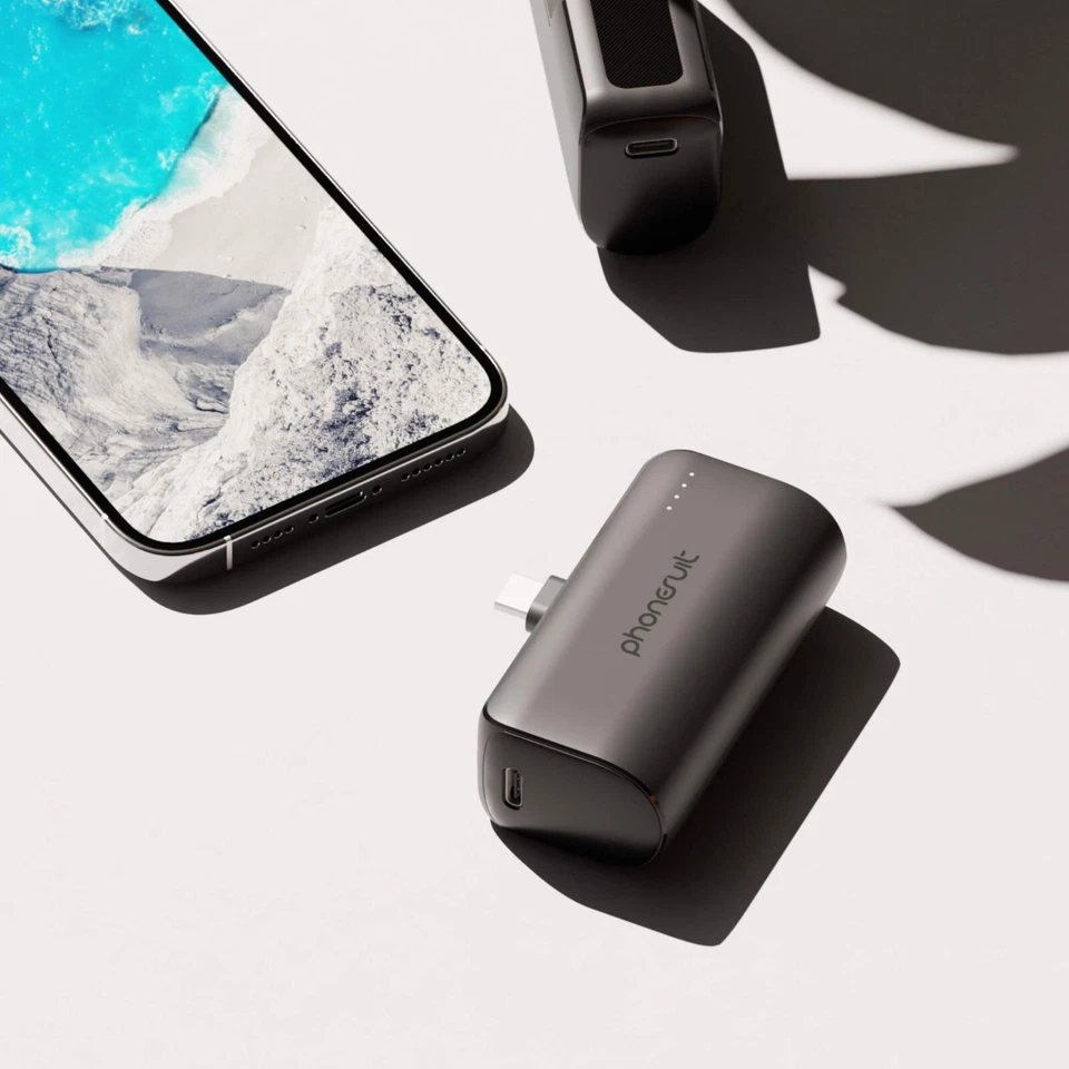 iPhone & Samsung Portable Charger & Power Bank | USB-C Port | Small & Slim - Image 2 of 4