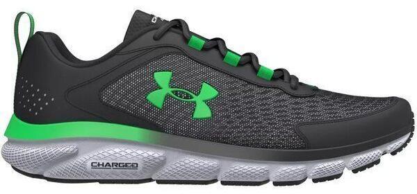 Under Armour Charged Assert 9 Black Extreme Green for sale  display picture 3
