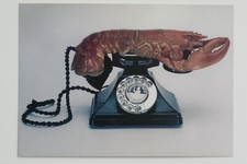 Salvador Dali "Hummer (aphrodisisches Telefon)" ,1936 seltene Kunst-Postkarte