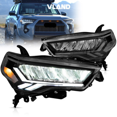 VLAND Full LED Headlights W/Start-up Animation For Toyota 4Runner 2014-2023
