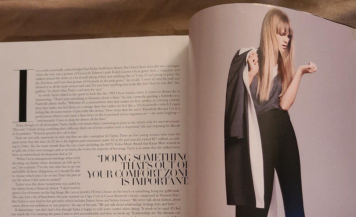 Harper's Bazaar Magazine Taylor Swift - Dec2012/Jan2013 . | eBay