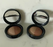 Laura Geller BAKED COLOR INTENSE SHADOW DUO STONE/TERRACOTTA .26 oz X 2