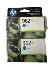 HP 962XL High-Yield Cyan Ink Cartridge, 3JA00AN Exp Date 01/26  02/26 LOT of 2