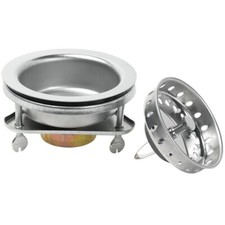 Glacier Bay EZ Lock Sink Strainer in Stainless Steel