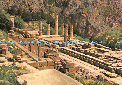 D079816 Delphi. Ansicht des Apollontempels. Hera