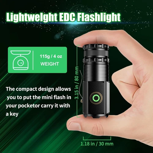 4 Stück Taschenlampe LED Aufladbar USB Super Hell Fackel Lumen Akku DHL - Bild 11 von 14